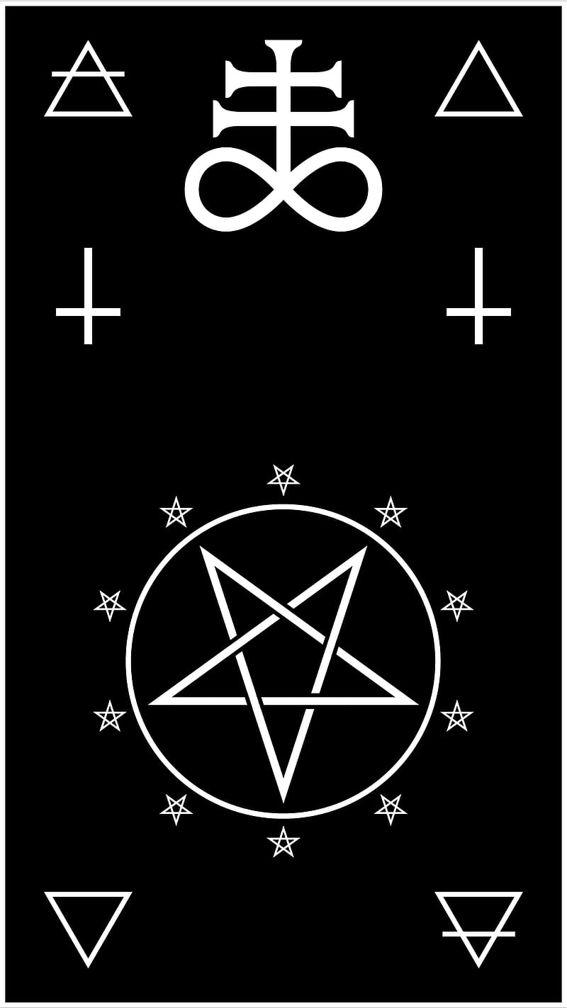 pentagram, Brimstone, sulphur, four elements, portrait display, inverted pentagram, leviathan, HD phone wallpaper