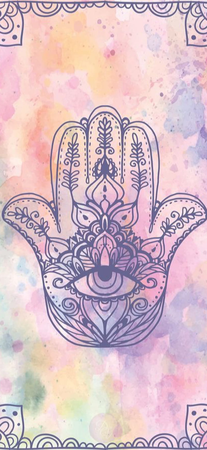 Free Custom Sage Goddess Downloadable Hamsa Hand Wallpaper  Sage Goddess  Hand  wallpaper Hamsa art Mandala art