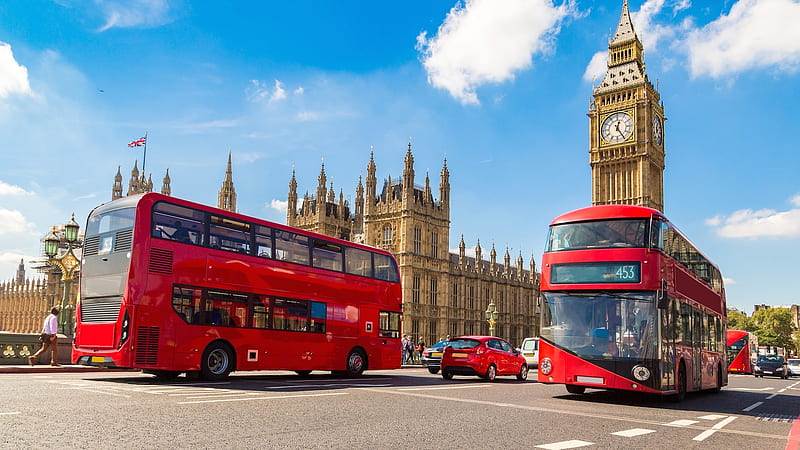 London Double Decker Buses, London, Buses, Decker, Double, HD wallpaper