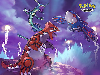 Rayquaza vs Deoxys, anime, battle, legendary, pokemon, space, HD wallpaper