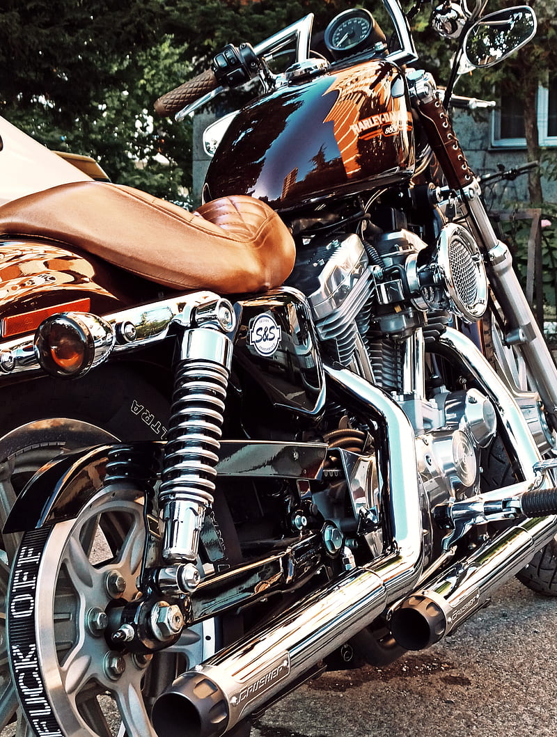 Harley Davidson, bike, motor, motorcycle, rider, rock, speed, sport,  sportster, HD phone wallpaper | Peakpx