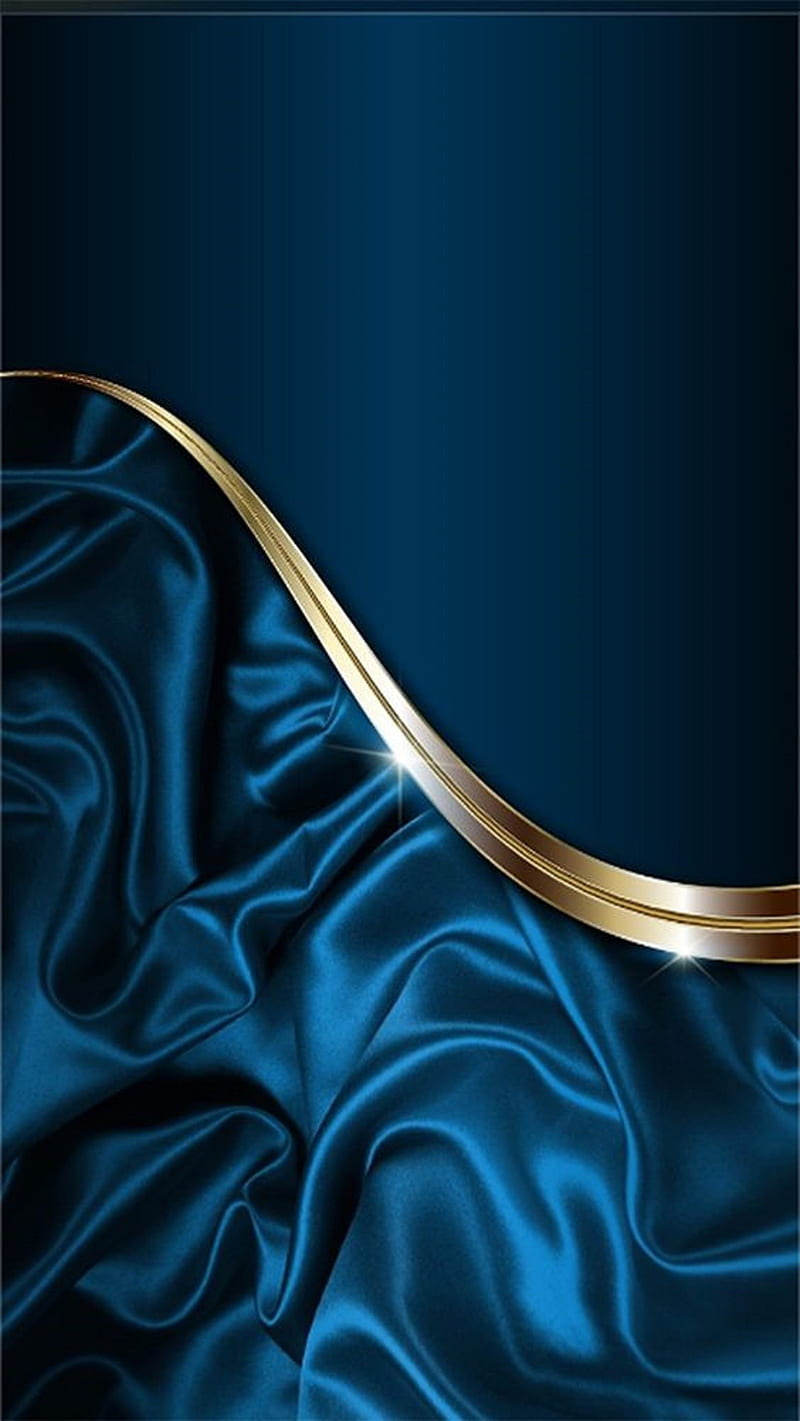 gold and blue background