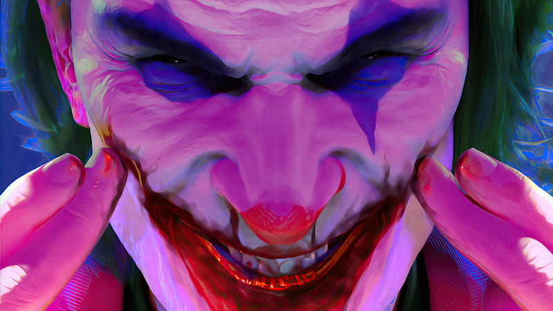 Joker Evil , joker, superheroes, artwork, artist, artstation, HD wallpaper