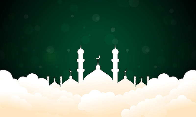 Islamic Mosque Background, HD wallpaper