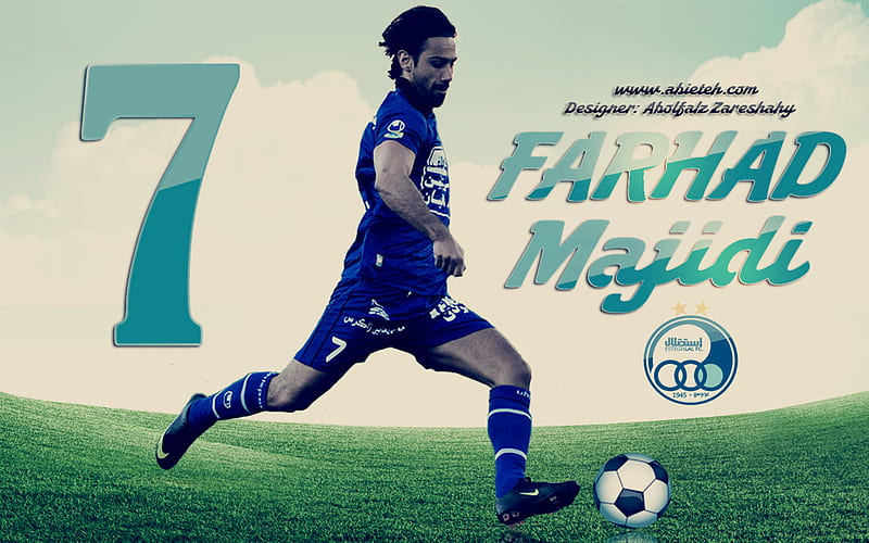 Soccer, Farhad Majidi, Esteghlal F.C., HD wallpaper