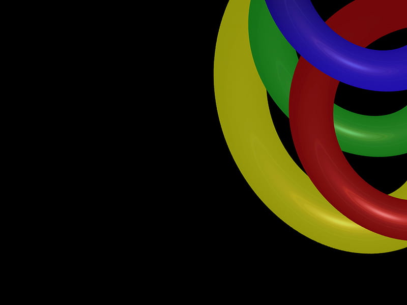 Color Mixing Bows, abstract, vortices, HD wallpaper