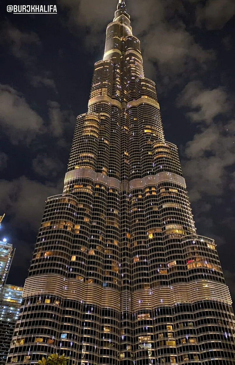 Burj Khalifa, city, dubai, ms dhoni, night, shah rukh khan, swahabhaan,  tower, HD phone wallpaper | Peakpx