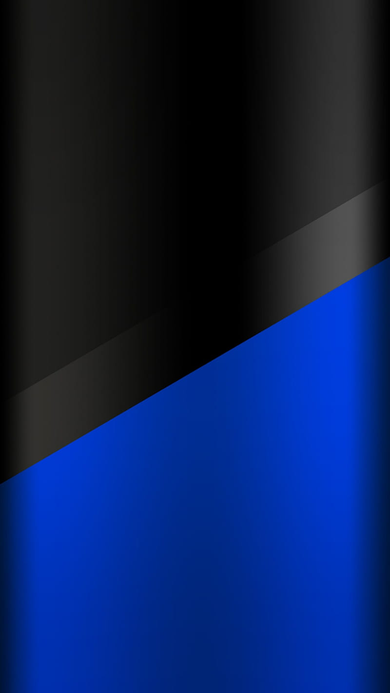 Abstract, black, blue, desenho, edge, graphic art, s7, HD phone wallpaper