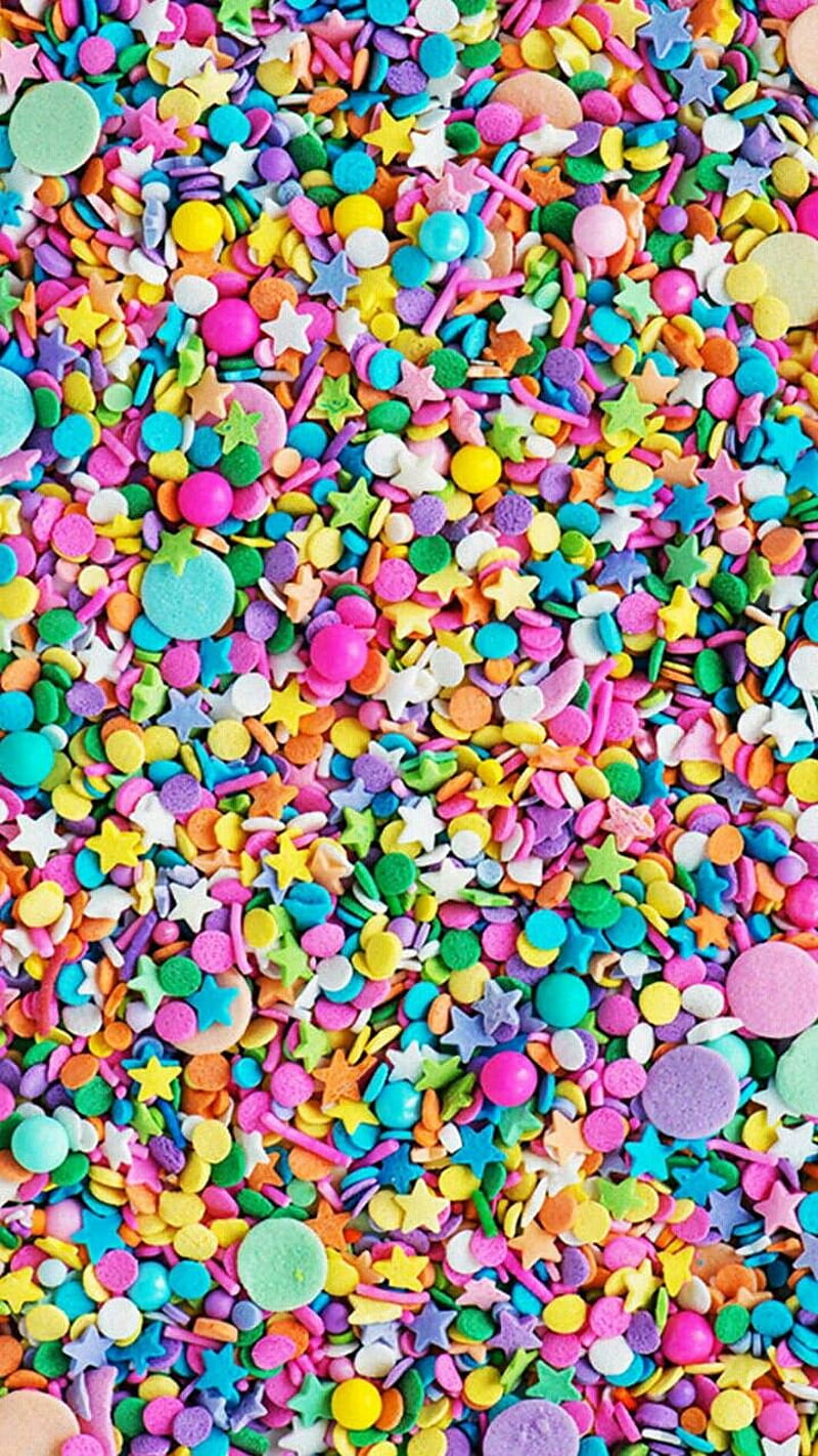 Asperja de confeti, asperja, caramelo, colorido, patrones, confeti, Fondo  de pantalla de teléfono HD | Peakpx