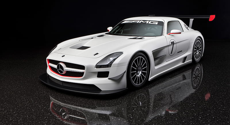 Mercedes-Benz SLS AMG GT3 - Front Left Quarter View , car, HD wallpaper