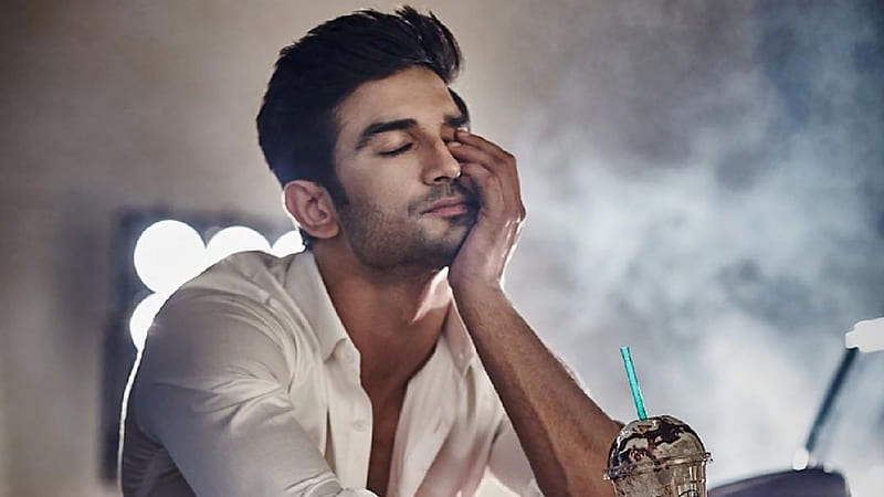 Sushant Is Closing Eyes With One Hand Weariing White Shirt Sushant Singh Rajput, HD wallpaper