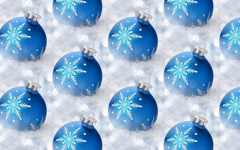Christmas texture, pattern, ball, craciun, christmas, texture, paper, white, blue, HD wallpaper
