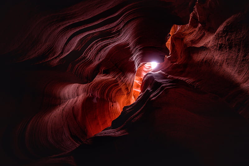 cave, dark, rock, canyon, HD wallpaper