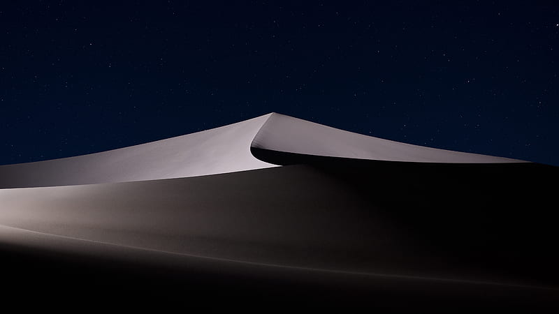 Desert Night MacOS Mojave , macos-mojave, macbook-pro, apple, computer, original, desert, night, HD wallpaper