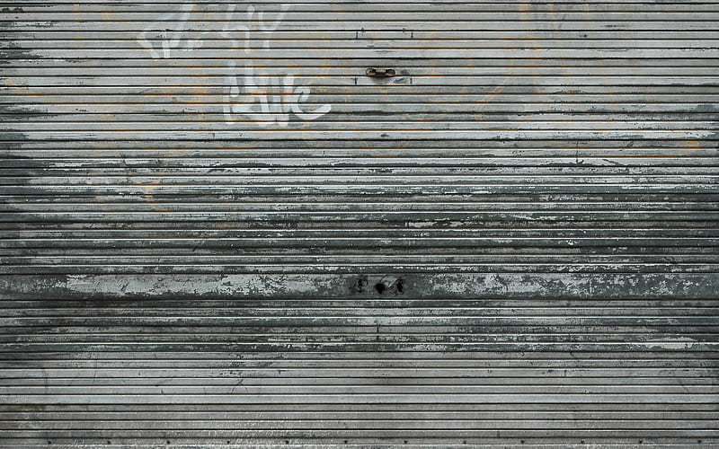 metal fence, gray corrugated metal, wavy metal texture, corrugated metal texture, gray metal background, corrugated metal, HD wallpaper