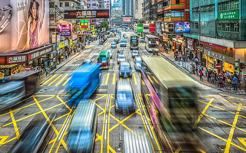 Tokyo traffic, street, roads, Asia, japan, HD wallpaper