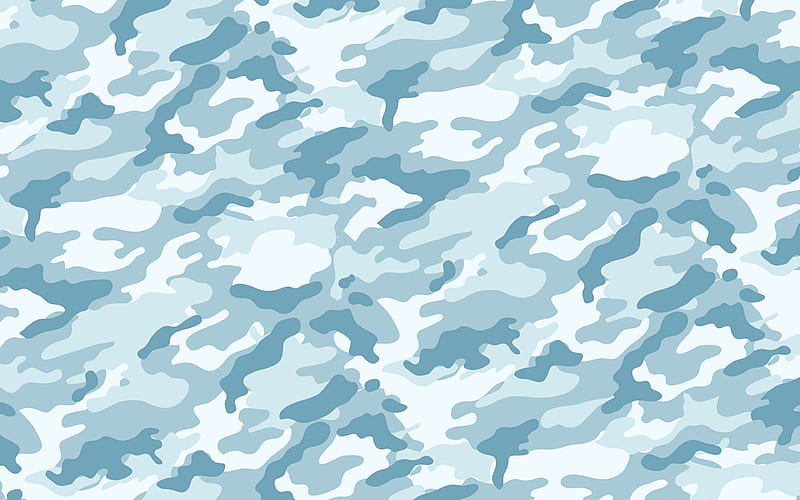 Blue Camouflage Background