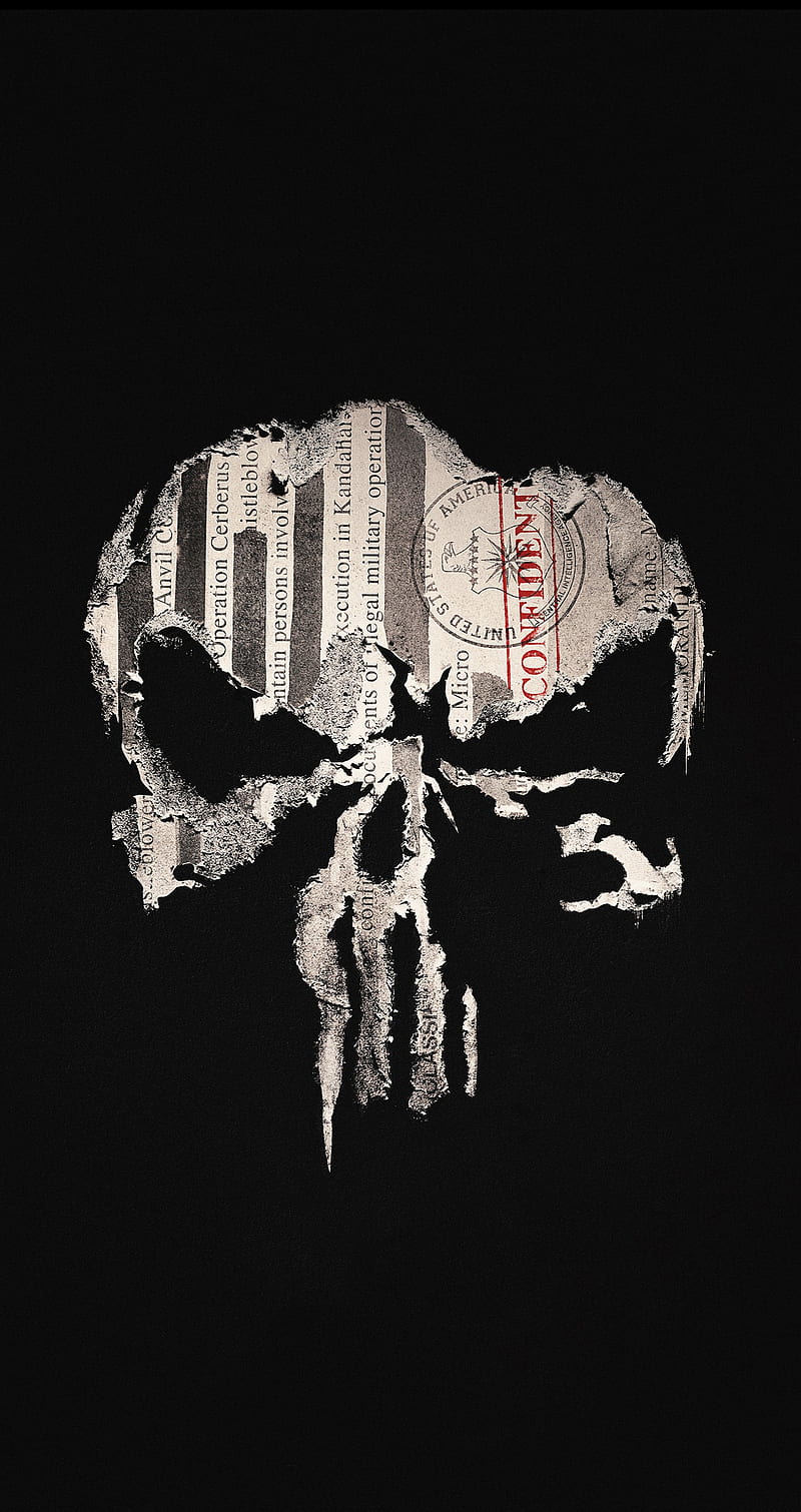 Punisher, 929, black, military, minimal, skull, superhero, tactical, HD phone wallpaper
