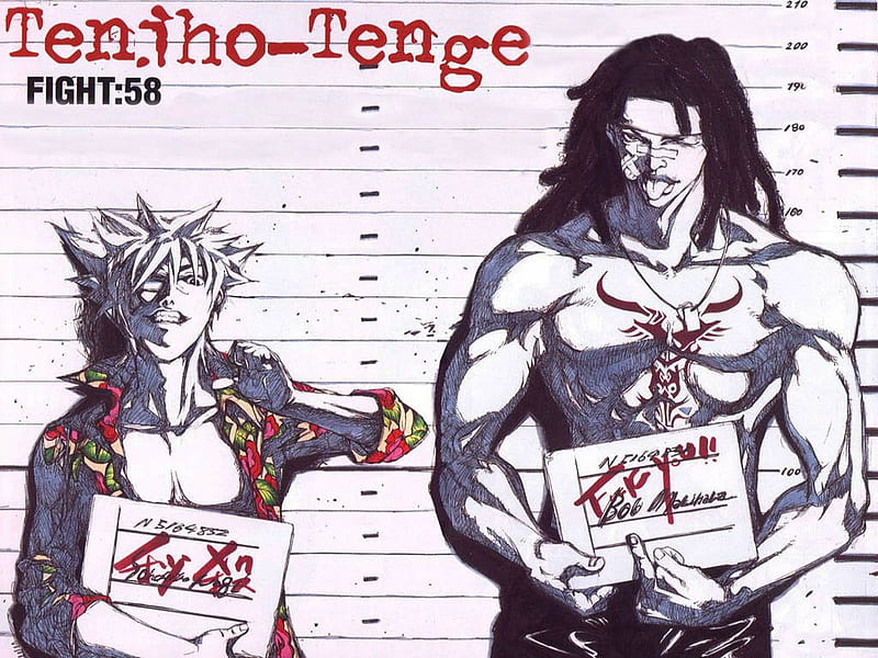 Tenjou Tenge  Minimalist poster, Tenjou tenge, Anime