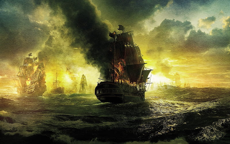 Pirates of the carribean, carribean, pirates, art, movie, tides, on, boat,  cgi, HD wallpaper | Peakpx