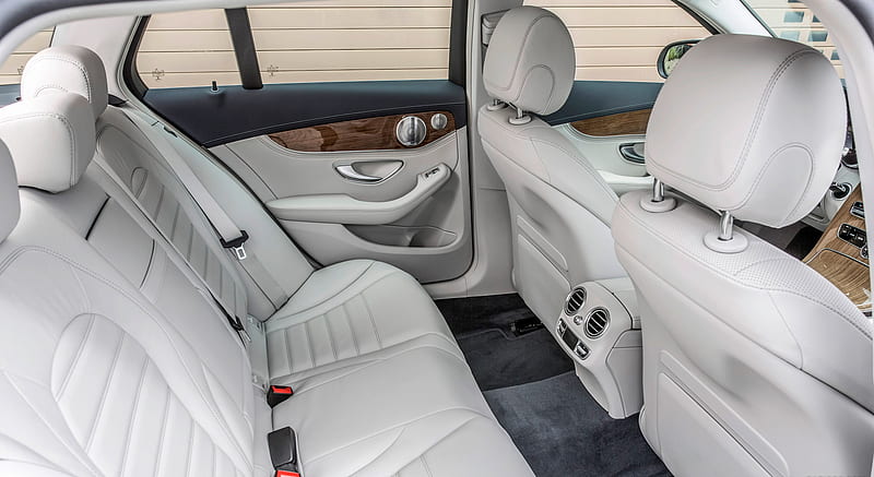 2015 Mercedes-Benz C-Class C 250 Estate (Exclusive, Leather Grey) - Interior Rear Seats , car, HD wallpaper