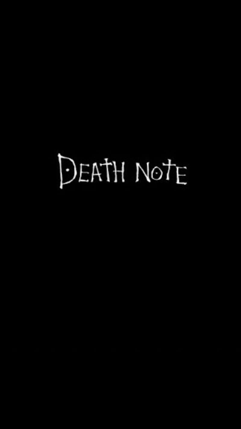 death note, anime, black, death, note, skull, HD phone wallpaper