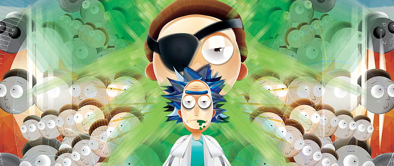Rick And Morty Vector Art 1, rick-and-morty, cartoons, tv-shows, rick, morty, animated-tv-series, artwork, digital-art, 1, HD wallpaper