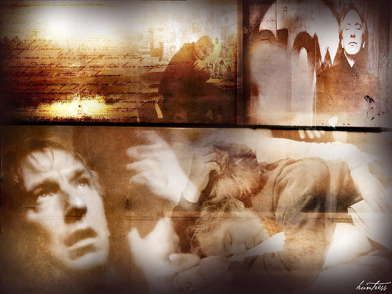 Alan Rickman, collage, movie, actor, HD wallpaper