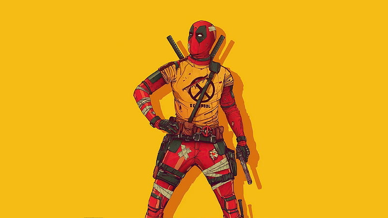 Deadpool New Costume , deadpool, superheroes, artwork, HD wallpaper
