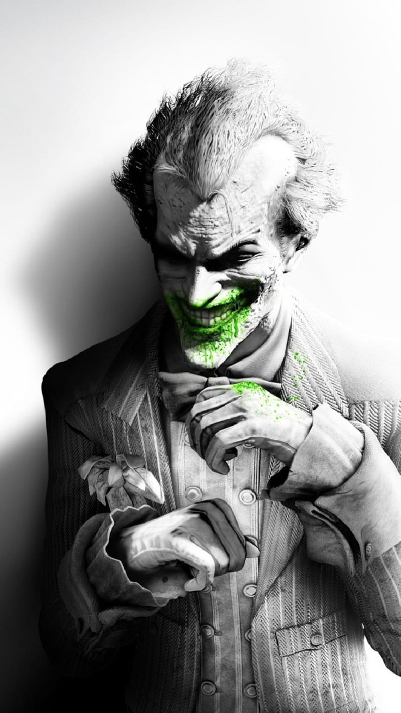 The Joker, batman, city, green, harlem, joker, HD phone wallpaper