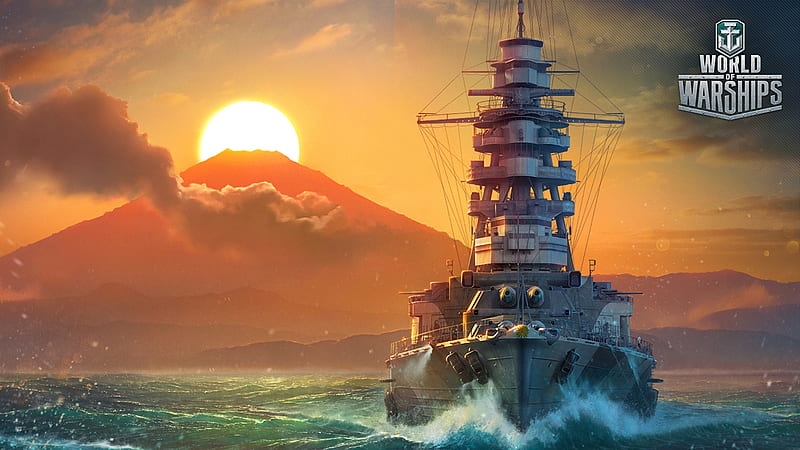 World of Warships - Mutsu, Ship, Military, Warships, Mutsu, World, HD wallpaper