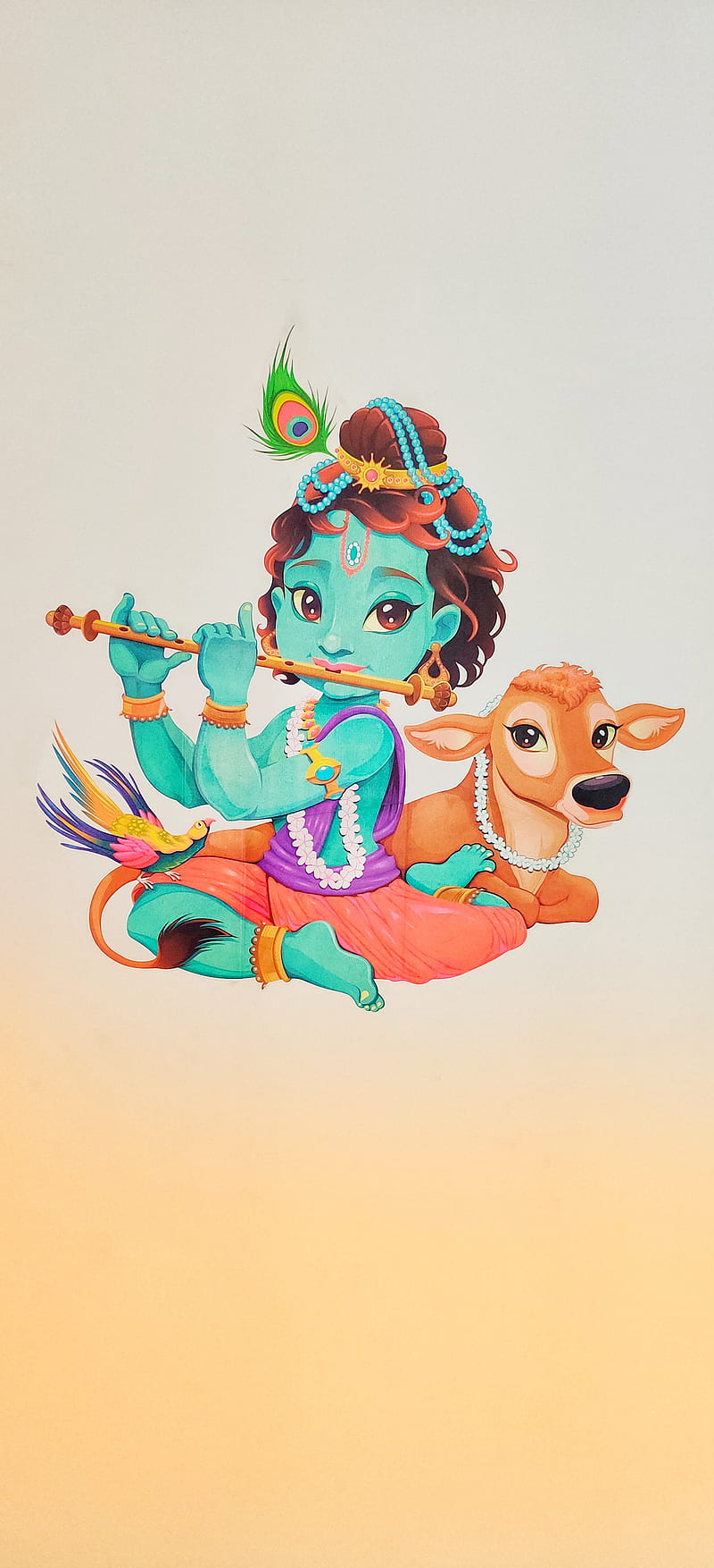 Krishna, baby, bonito, cute, devotional, flute, god, little, lord, natural,  HD phone wallpaper | Peakpx