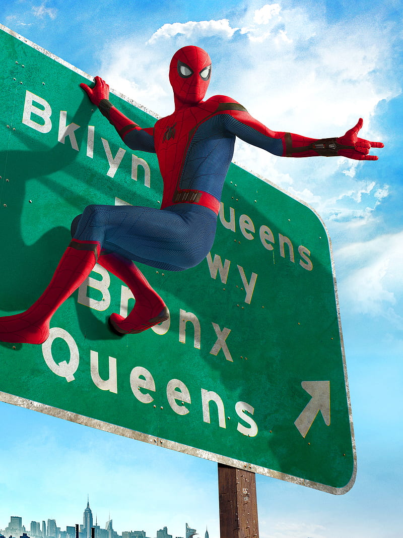 Spider-Man Homecoming (Movie), Peter Parker, Spider-Man, sign, movies, portrait display, HD phone wallpaper