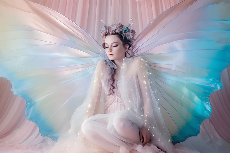 ❦, Fashion, Fairy, Face, Fantasy, HD wallpaper