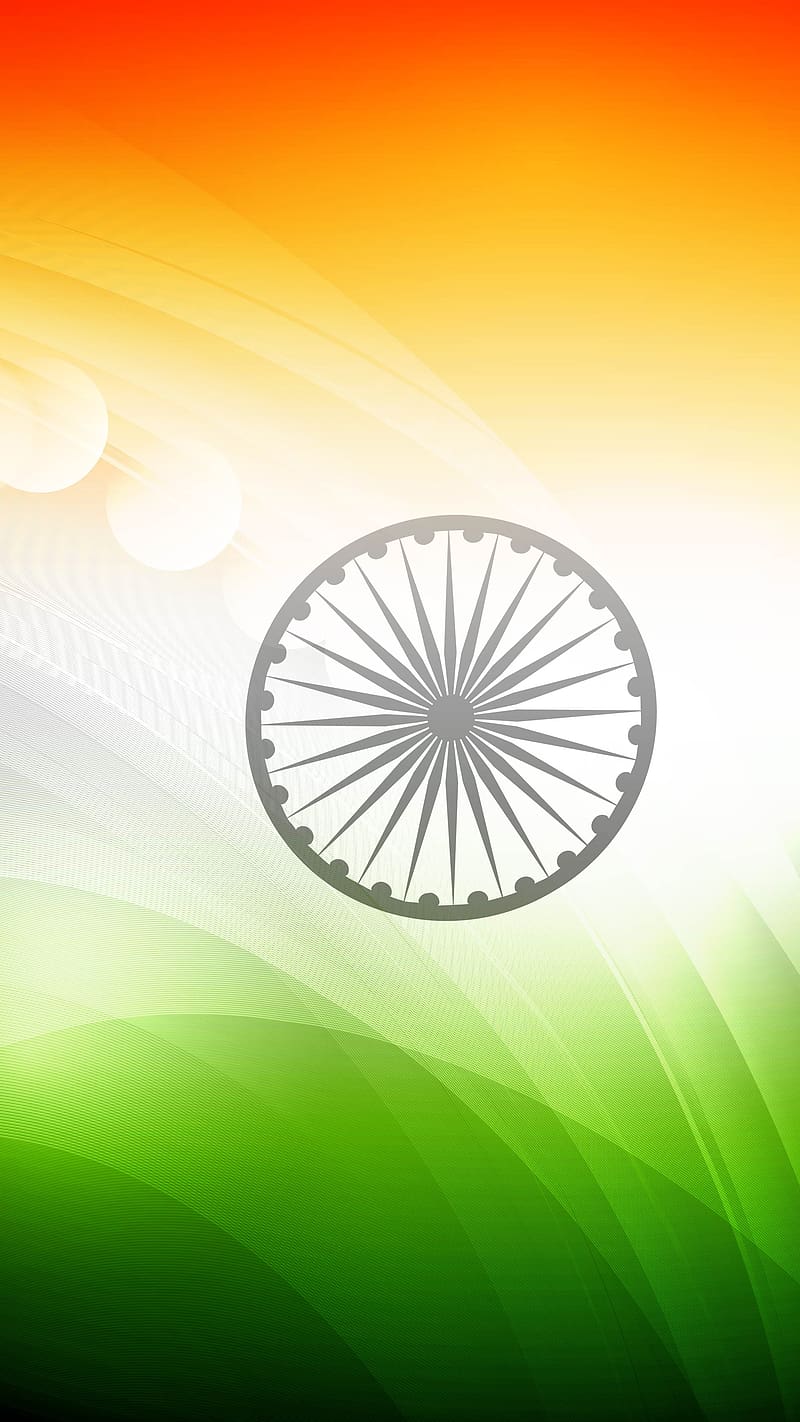Stylish Indian Flag, boke style flag, boke, style, flag, HD phone wallpaper