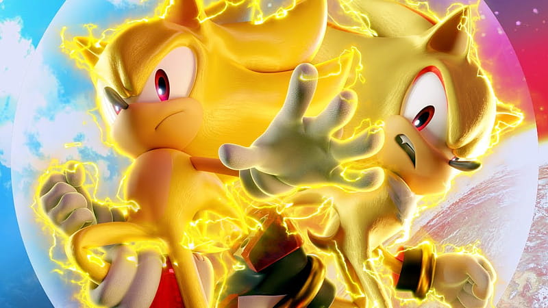 Yellow Sonic, HD wallpaper