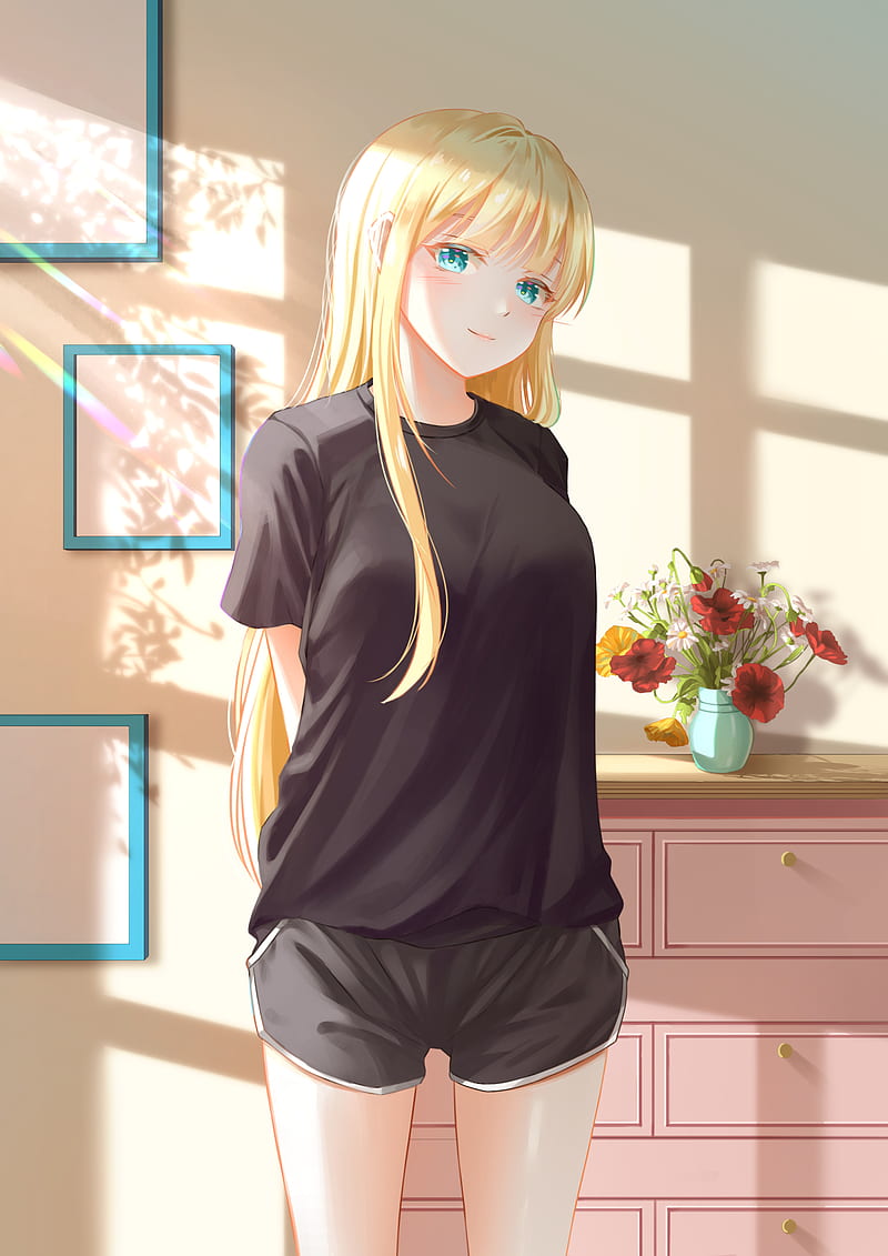 Wallpaper : blonde, anime girls, laundromat, laundry, smiling, women, messy  hair, sweater, artwork, ai art 8736x4896 - Obllivian - 2247486 - HD  Wallpapers - WallHere