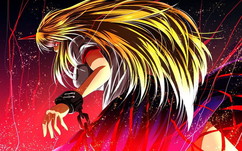 Hoshiguma Yuugi Chain Games Female Skirt Video Game Game Video Games HD Wallpaper Peakpx