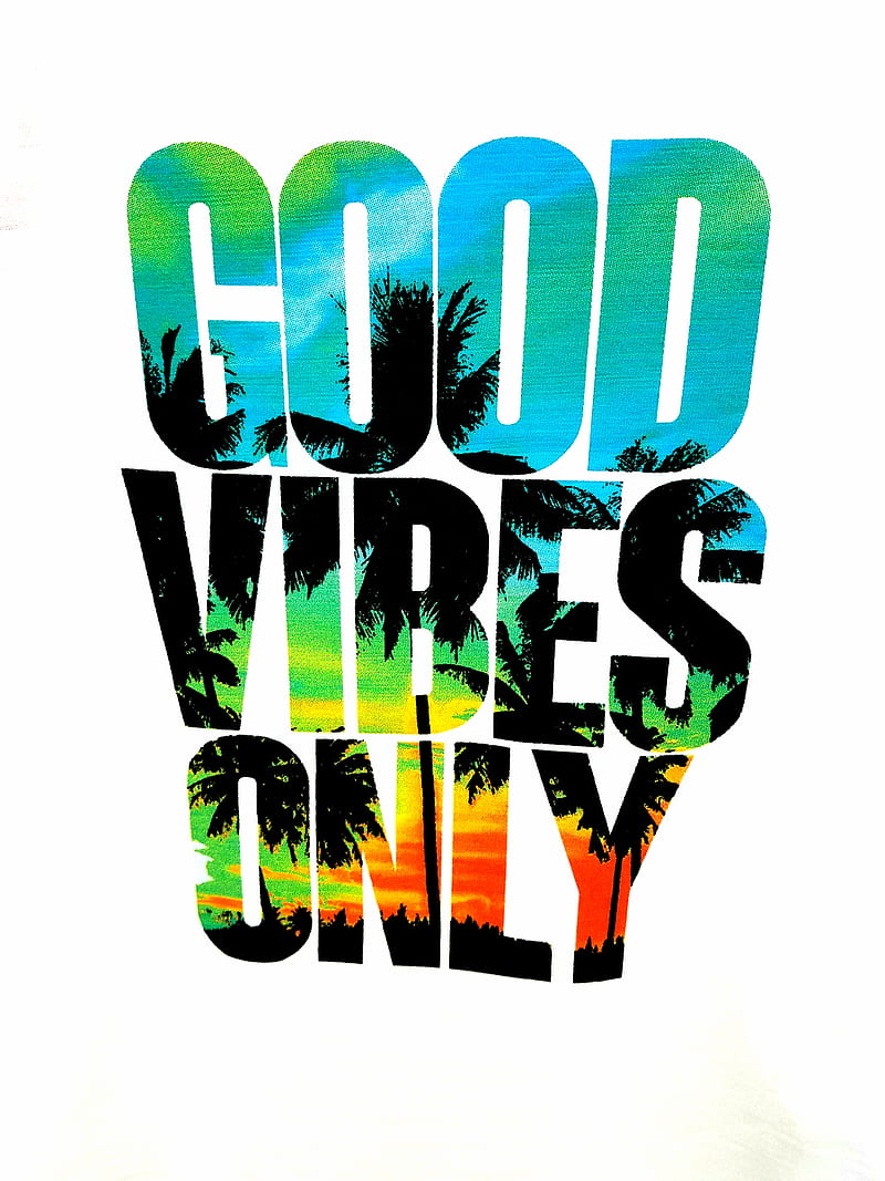 Good Vibes Only, good, good vibes, saying, sea, stress, vibes, HD phone wallpaper