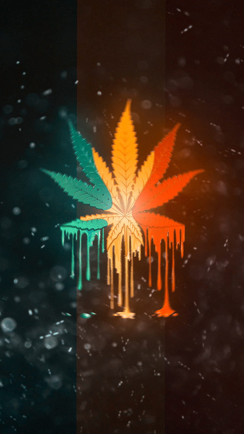 Marihuana , 2020, glowing, HD phone wallpaper