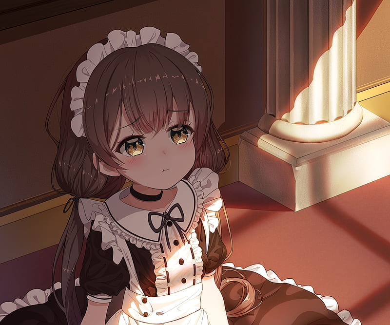 Anime, Girl, Maid, HD wallpaper Anime, Girl, Maid, HD wallpaper