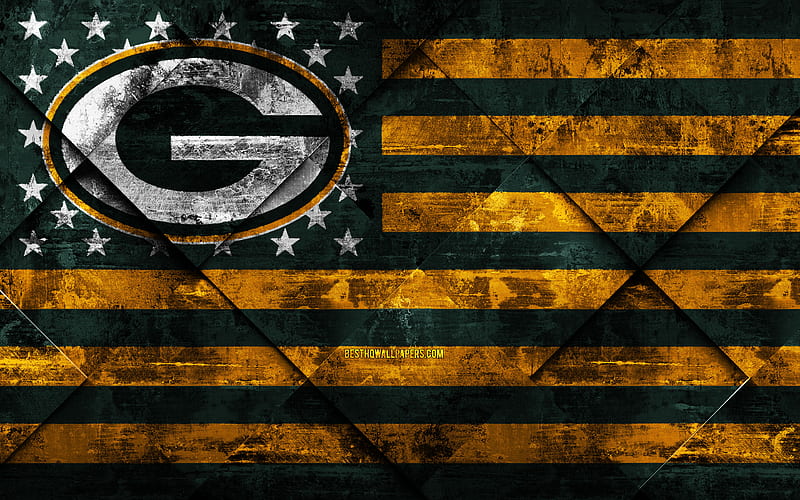 Green Bay Packers American Football Club Grunge Art Texture Flag Hd Wallpaper Peakpx - Green Bay Wallpaper Images