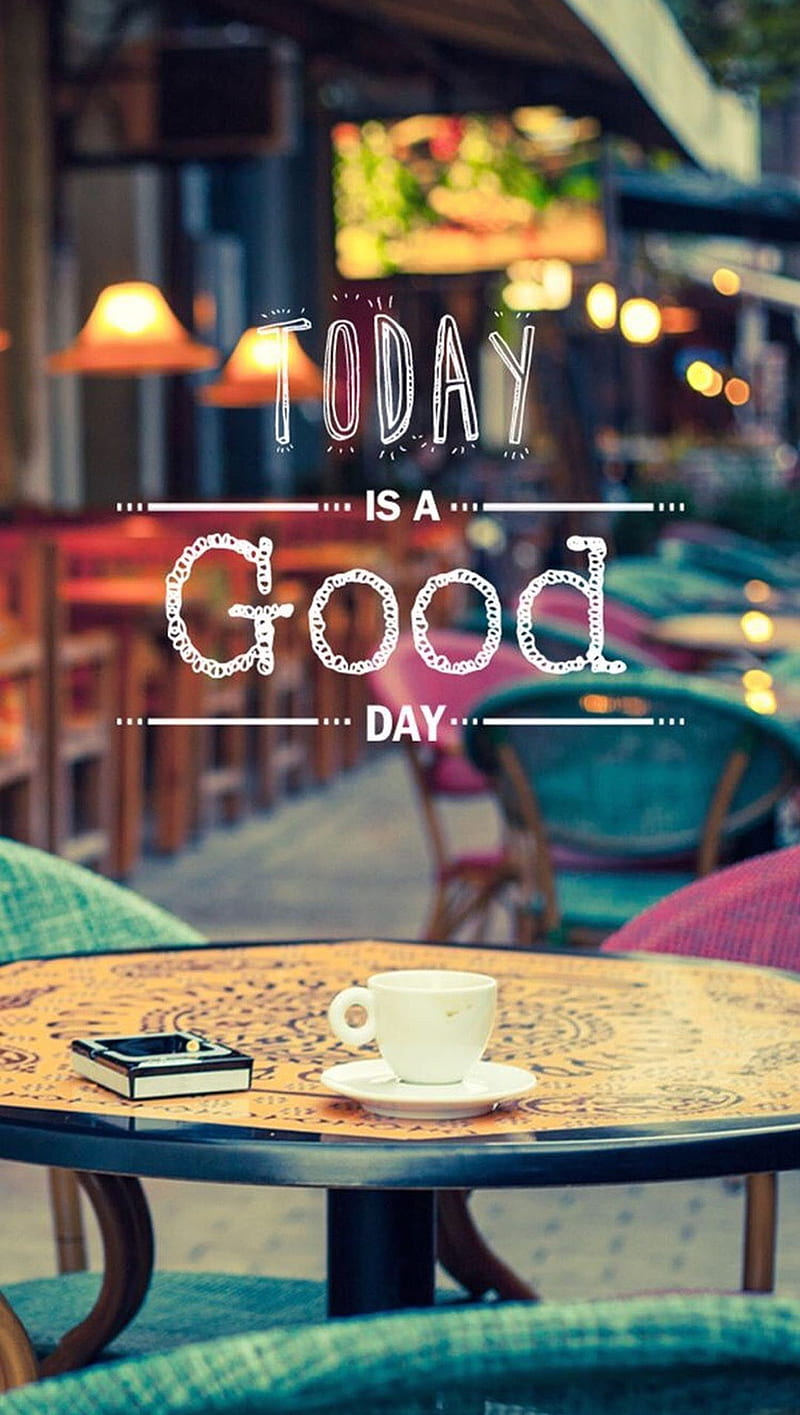 Today is a good day, aesthetic, girly, inspirational, motivational,  patterns, HD phone wallpaper