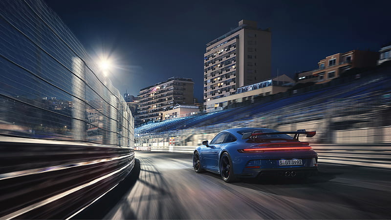 Porsche, Porsche 911 GT3, Blue Car, Car, Porsche 911, Sport Car, HD wallpaper
