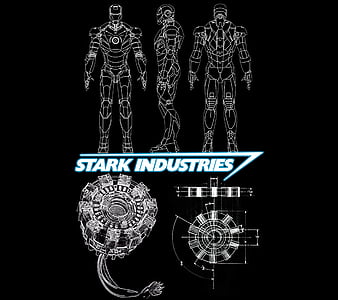 tony stark arc reactor blueprints