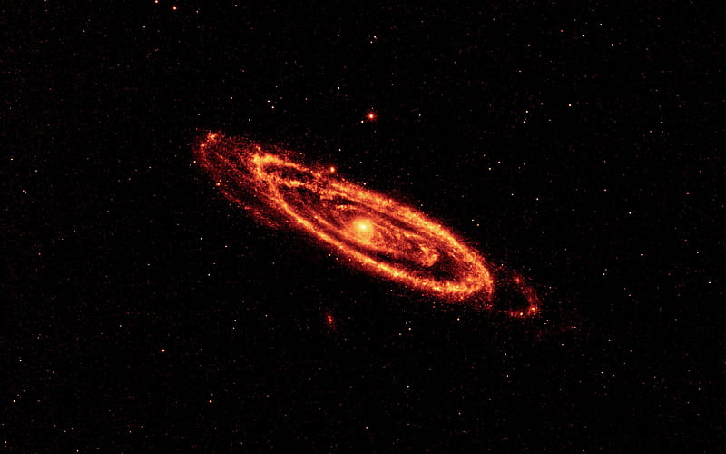 Andromeda Galaxy spiral galaxy, solar system, galaxy, universe, sci-fi, HD wallpaper