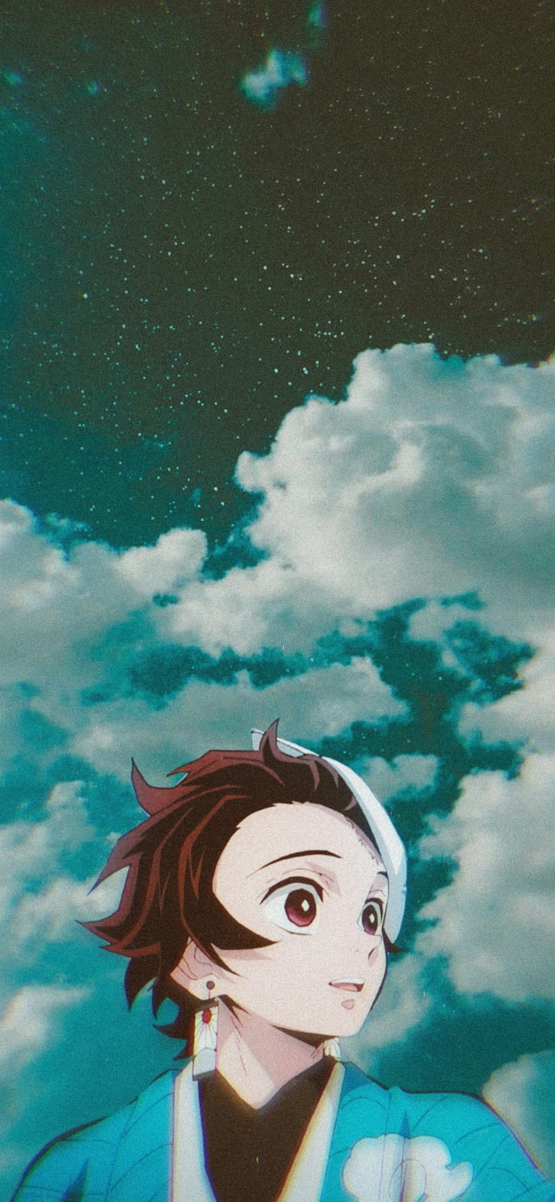 Tanjiro Kamado, alanmel, background, , kimetsu, kimetsu no yaiba, HD phone wallpaper