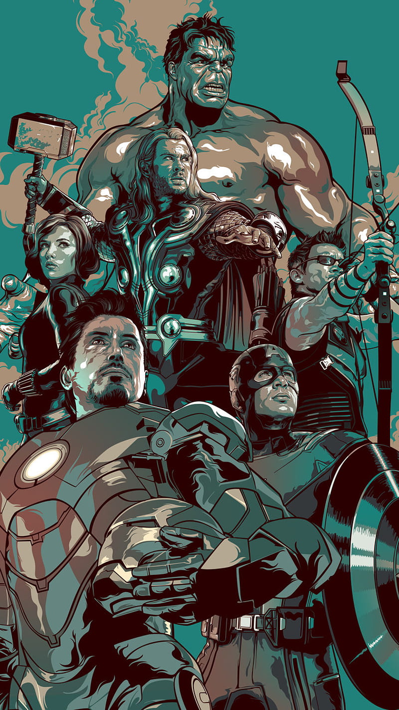 Attack, avenger, black widow, captain america, hulk, ironman, thor, HD ...