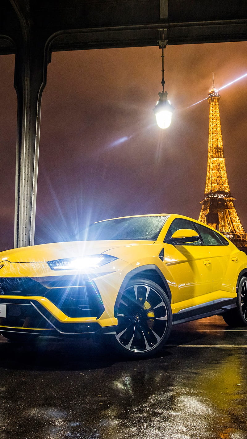 Lamborghini Urus, car, lamborghini urus 2018, need, speed, esports, wanted, yellow, HD phone wallpaper
