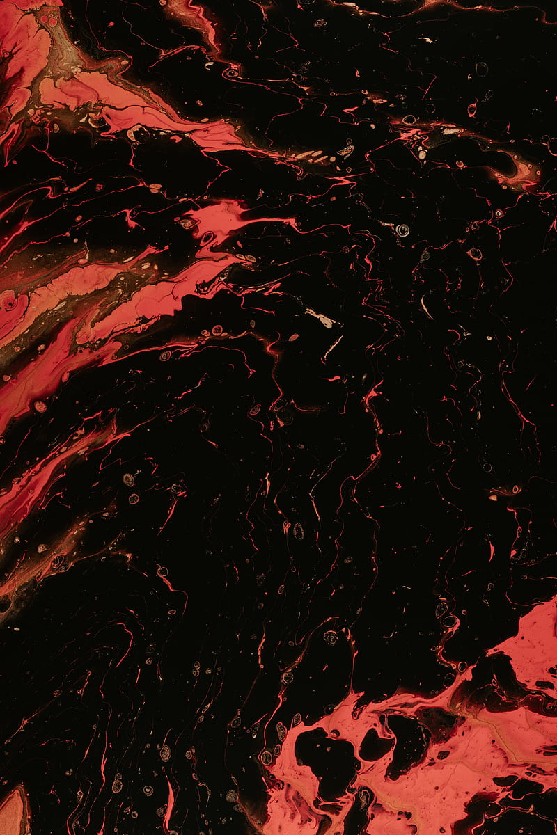 stains, liquid, texture, red, black, abstraction, HD phone wallpaper